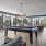 Sky lounge with view of billiards table, lounge seating and panoramic windows